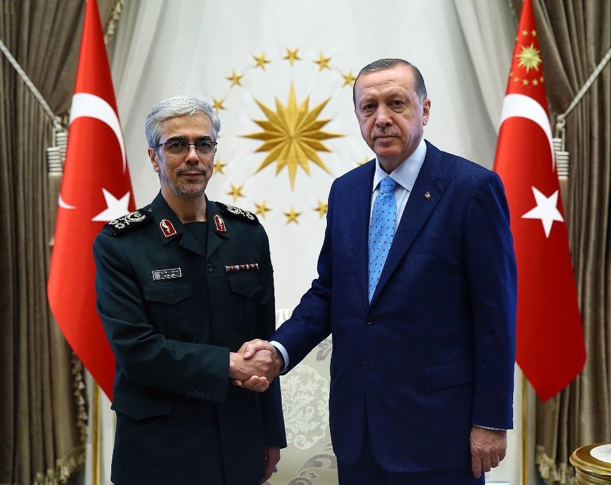 İran Genelkurmay Başkanı, Cumhurbaşkanı Erdoğan'ı Beştepe'de Ziyaret Etti