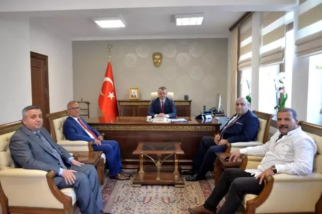 Başkan Demirci ve Vali Büyükakın Bir Araya Geldi Başkan Demirci ve Vali Büyükakın Bir Araya Geldi