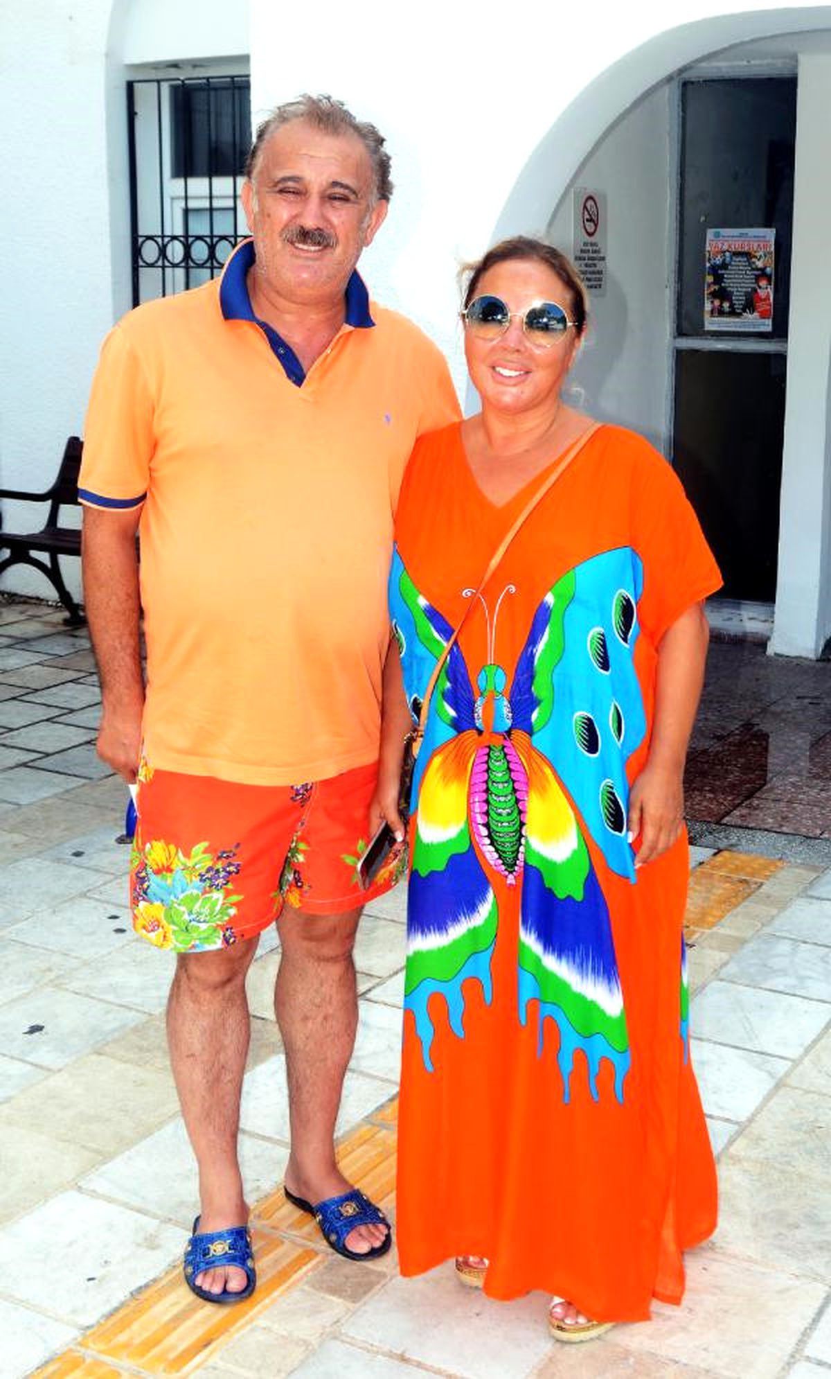 Safiye Soyman ve Faik Öztürk Bodrum'da