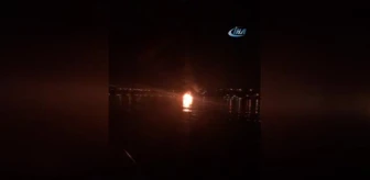 Bodrum'da Sürat Teknesi Alev Alev Böyle Yandı: 2 Yaralı