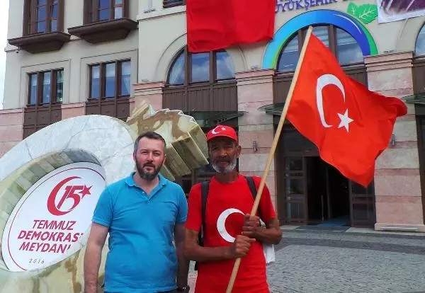 Eren Bülbül İçin Samsun'dan Maçka'ya Yürüyor