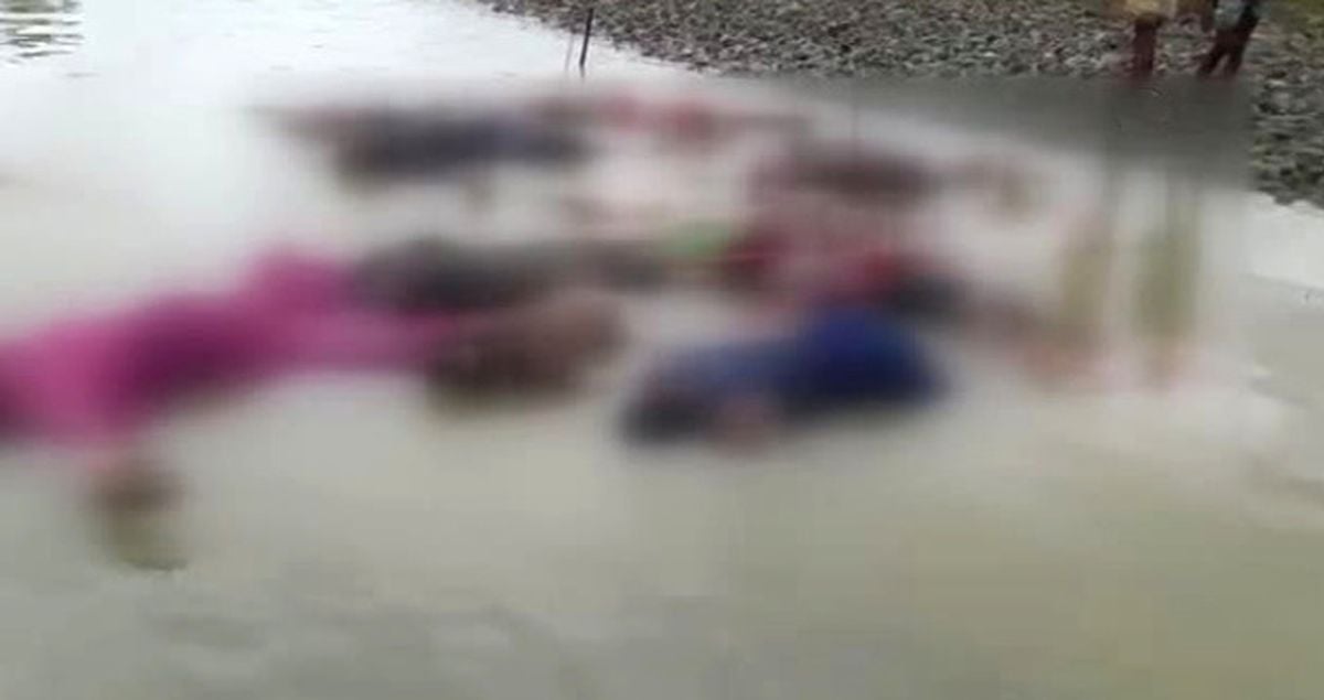 Arakan'daki Katliamdan Kaçarken Nehirde Boğuldular