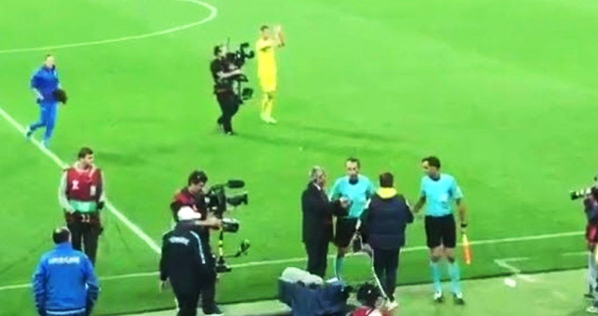 Mircea Lucescu, Maç Biter Bitmez Hakemin Üstüne Telefonla Koştu
