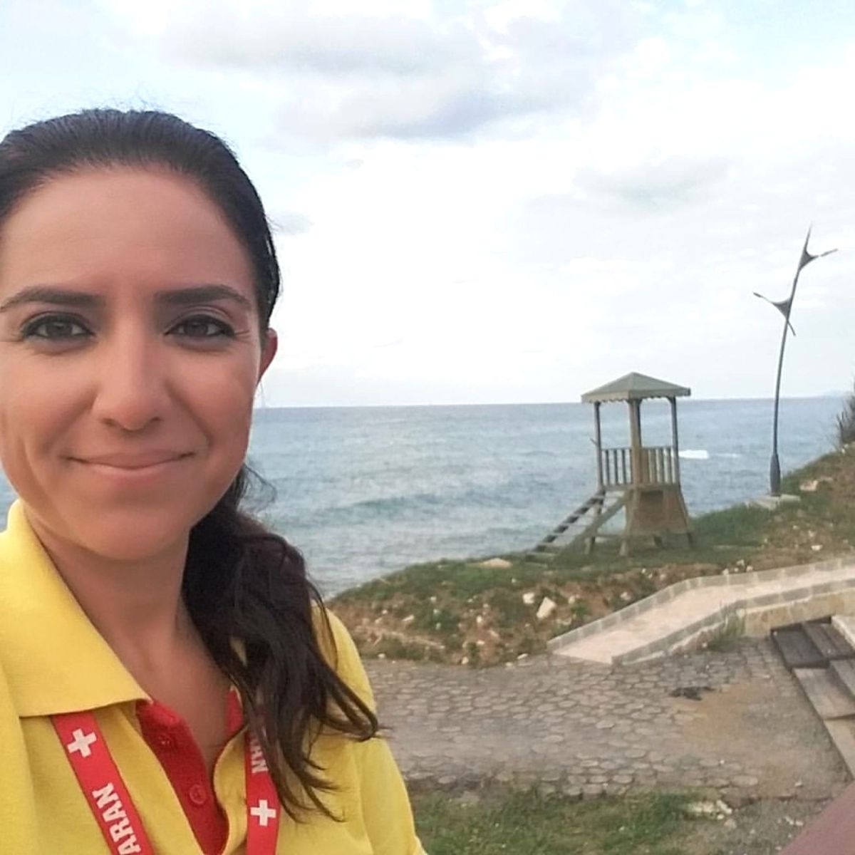 Akçakoca Kadınlar Plajının Göz Bebeği Cankurtaran Zeynep Kar Oldu