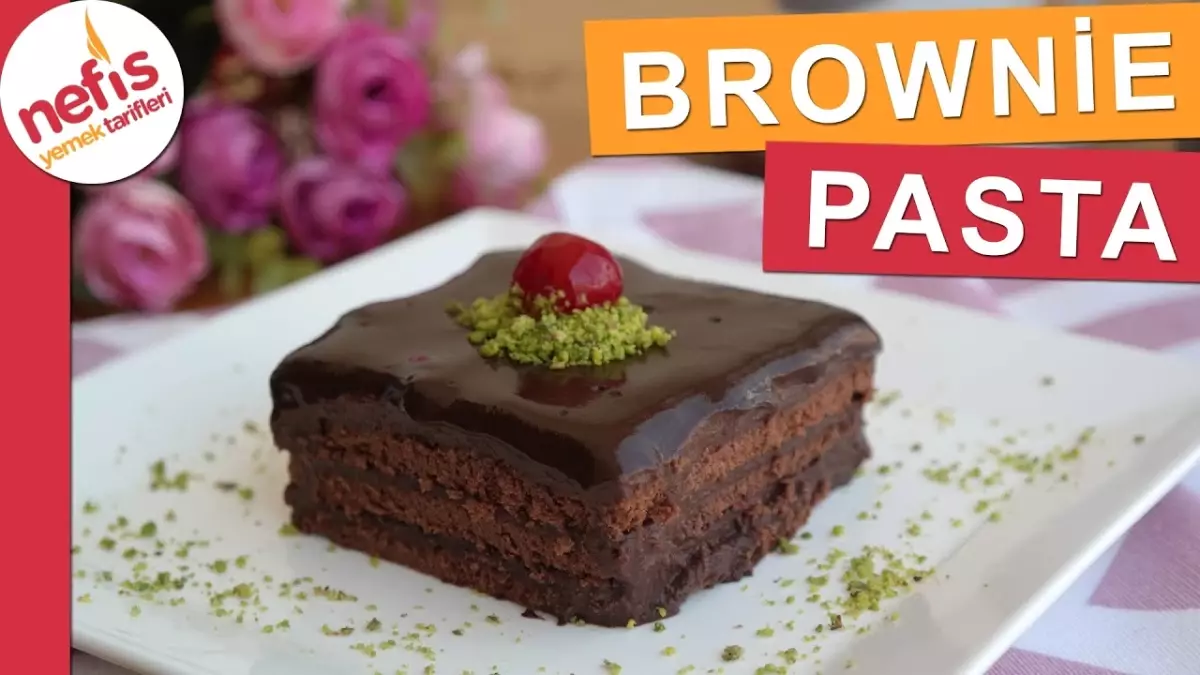 Brownie Pasta Tarifi - Pişirmeden Pratik Bir Şekilde Nefis Bir Pasta Yapabilirsiniz