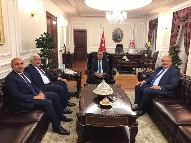 Kilis Protokolü Bakanlarla Görüştü