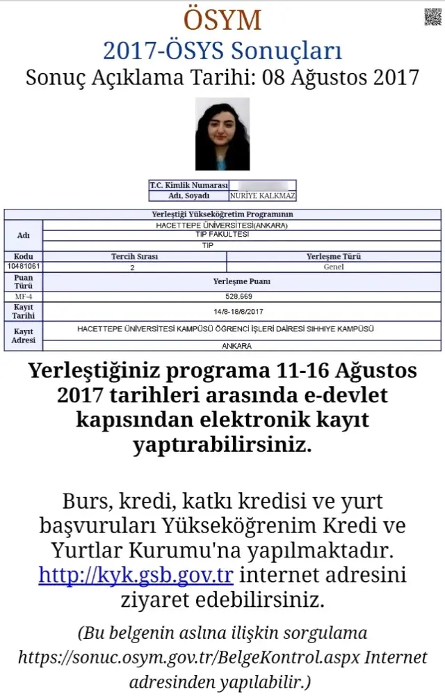 Hacettepe Tip I Kazandim Diyerek Turkiye Yi Kandiran Nuriye Israrci Haksizliga Ugradim Kutahya
