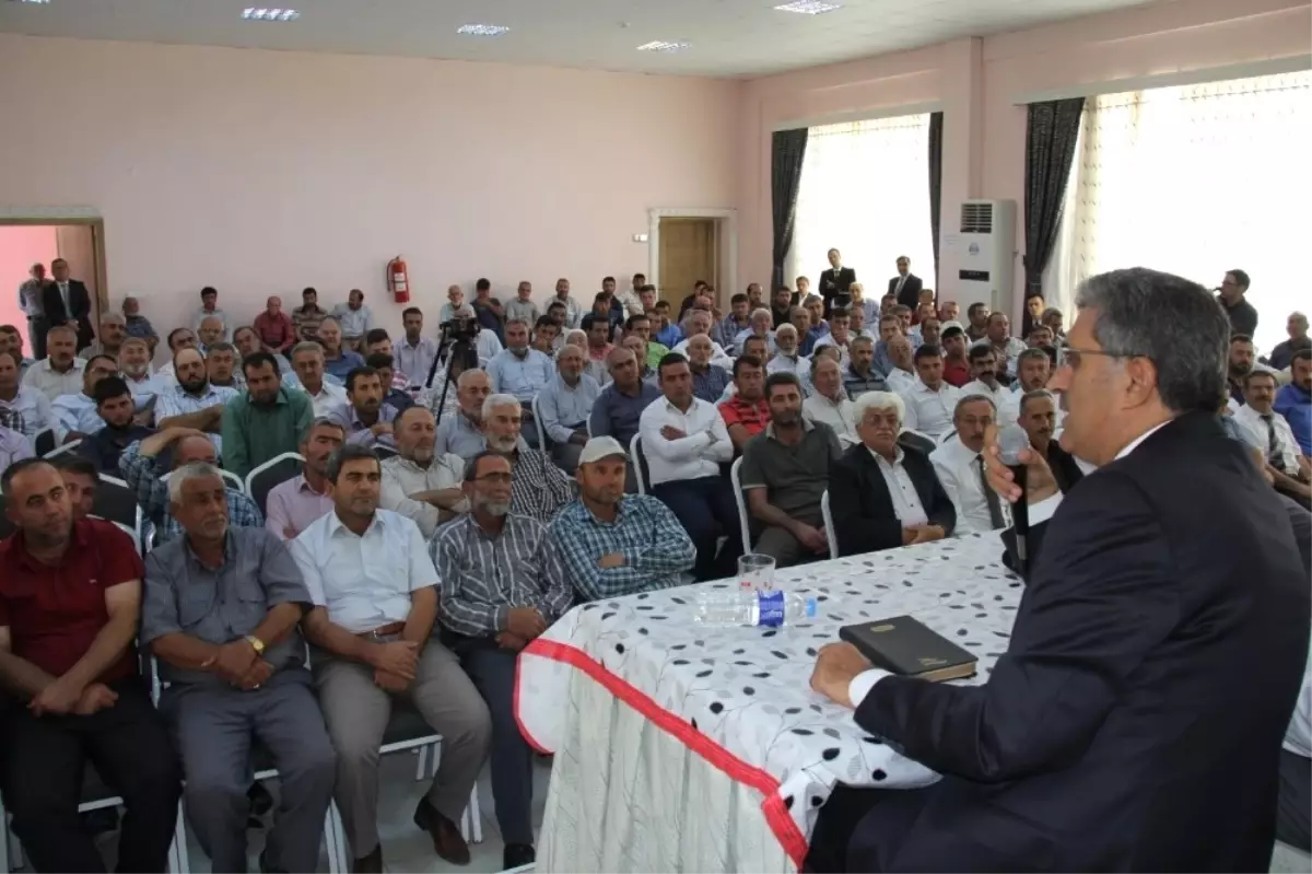 Recep Konuk Altınekin'de Çiftçilerle Buluştu
