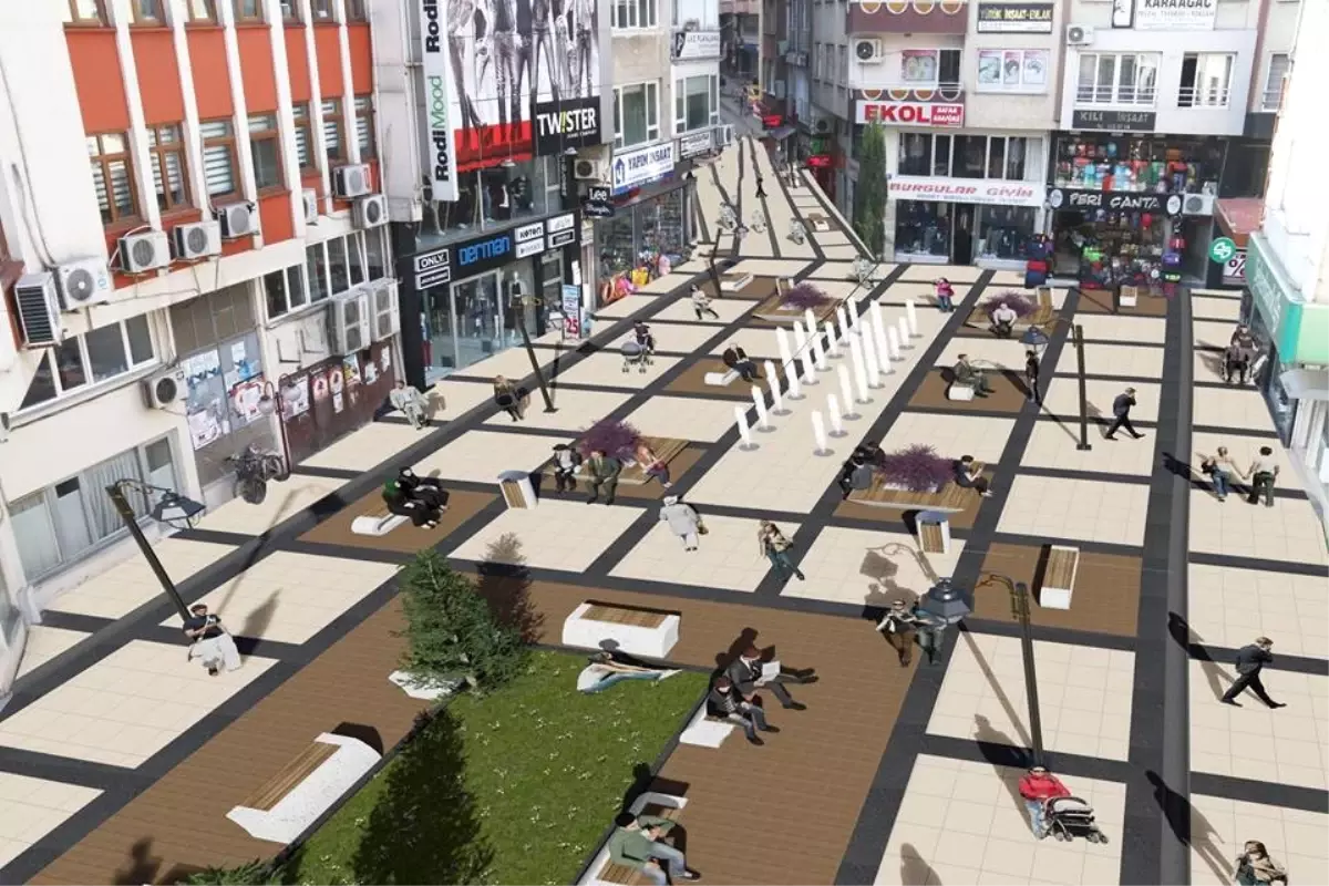 Yayalaştırma Projesi'nde İlk Kazma Vuruldu