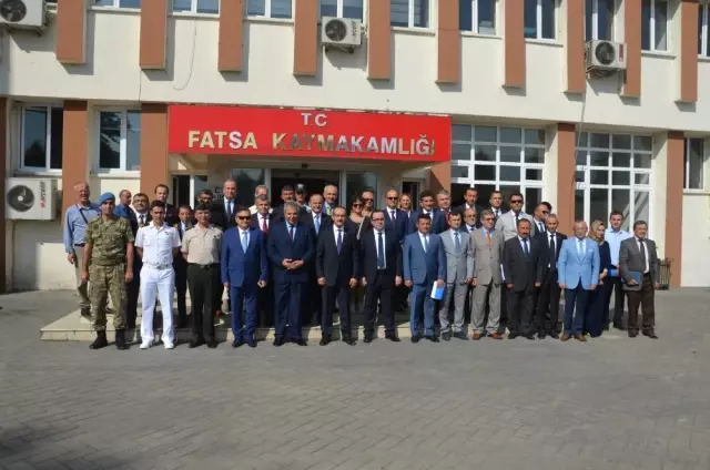 Vali Yavuz Fatsa'da İncelemelerde Bulundu Vali Yavuz Fatsa'da İncelemelerde Bulundu