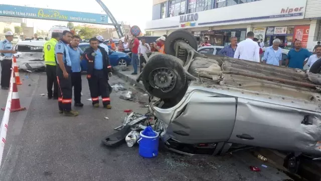 Başkent'te Zincirleme Kaza: 1'i Ağır 5 Yaralı