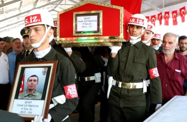 Şehit Çetinkaya, Son Yolculuğuna Uğurlandı