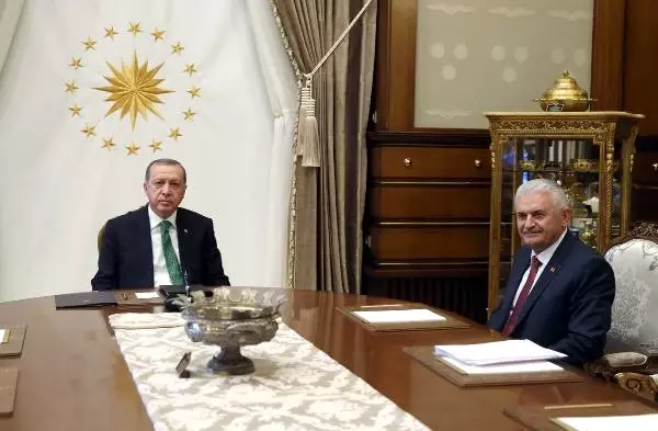 Cumhurbaşkanı Erdoğan, Başbakan Yıldırım'ı Kabul Etti