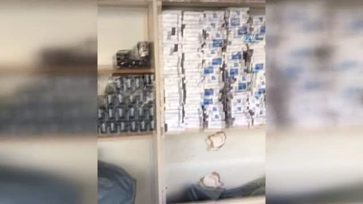 Küçükçekmece'de Kaçak Sigara Operasyonu