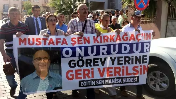 Eğitim-Sen'den Mustafa Öğretmene 'Sürgün' Açıklaması Eğitim-Sen'den Mustafa Öğretmene 'Sürgün' Açıklaması