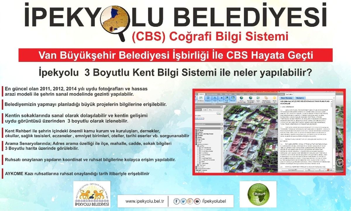 İpekyolu Belediyesinde 'Cbs ve E-İmar' Uygulaması