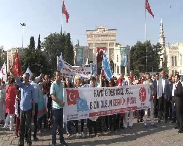 Beyazıt'ta Kerkük Eylemi