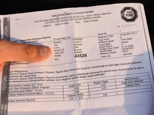 Lüks Aracına Yazılan Trafik Cezasına İtiraz Etti