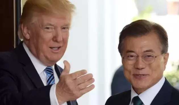 Trump ve Moon Kuzey Kore'yi Konuştu