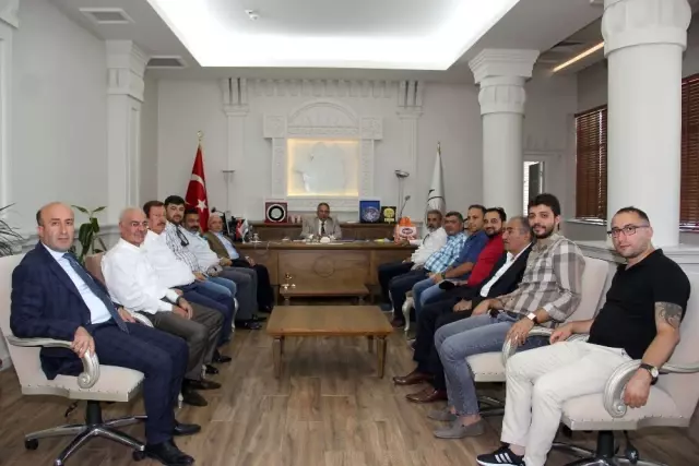 Kayseri Heyetinden Mustafa Yalçın'a Ziyaret