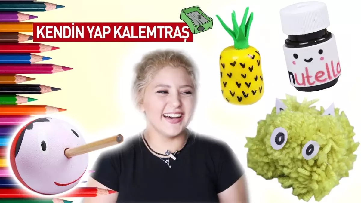 Kendin Yap Kalemtraş | Okula Dönüş | Back To School 2017
