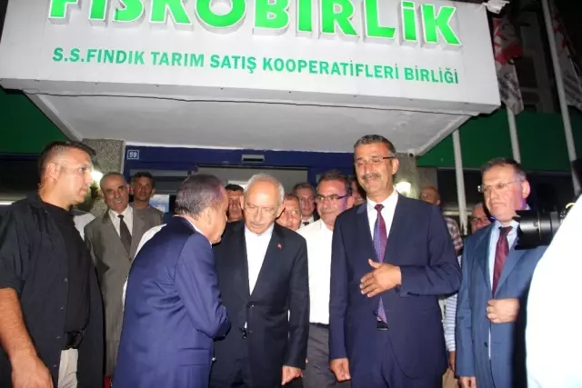 CHP Genel Başkanı Kılıçdaroğlu, Fiskobirlik'i Ziyaret Etti
