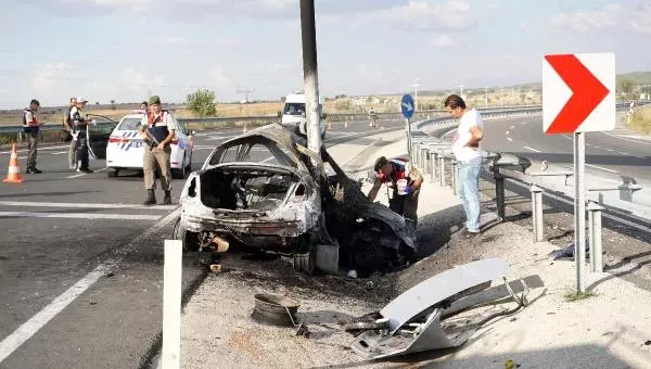 Polis Meslek Yüksekokulu Öğrencisi, Kazada Yanarak Öldü Polis Meslek Yüksekokulu Öğrencisi, Kazada Yanarak Öldü