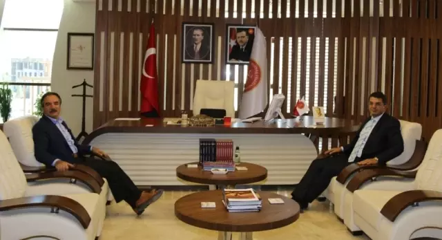 Cumhuriyet Başsavcısı Şahin'den Rektör Bağlı'ya Ziyaret
