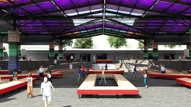 Huzur Pazar Yeri'nin Temeli Atıldı