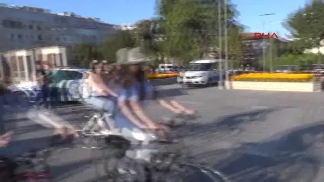 Kayseri Süslü Kadınlar Pedal Çevirdi Kayseri Süslü Kadınlar Pedal Çevirdi