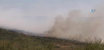 Sancaktepe'de Askeri Alanda Yangın