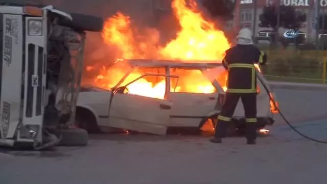 Kazaya Müdahale Tatbikatı Gerçeğini Aratmadı Kazaya Müdahale Tatbikatı Gerçeğini Aratmadı