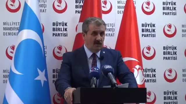 BBP Genel Başkanı Destici'den Telafer ve Tazehurmatu Açıklaması