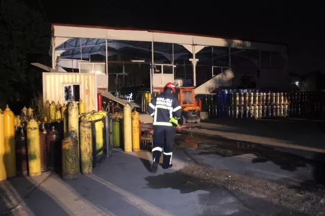 Kocaeli'de Gaz Dolum Tesisinde Patlama: 1 İşçi Yandı