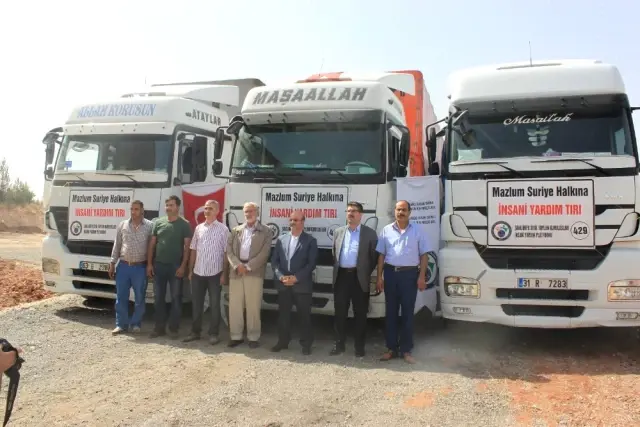Sınır Ötesine 3 Tır Yardım Malzemesi