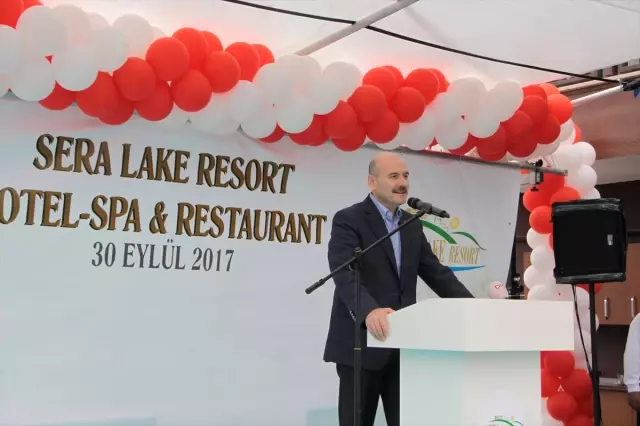 İçişleri Bakanı Soylu Trabzon'da Açıklaması İçişleri Bakanı Soylu Trabzon'da Açıklaması