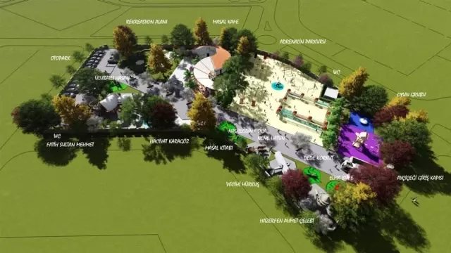 Ayçiçeği Masal Köyü Parkı Açılış İçin Gün Sayıyor