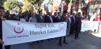 Konya'da 'Dünya Yürüyüş Günü' Gerçekleşti