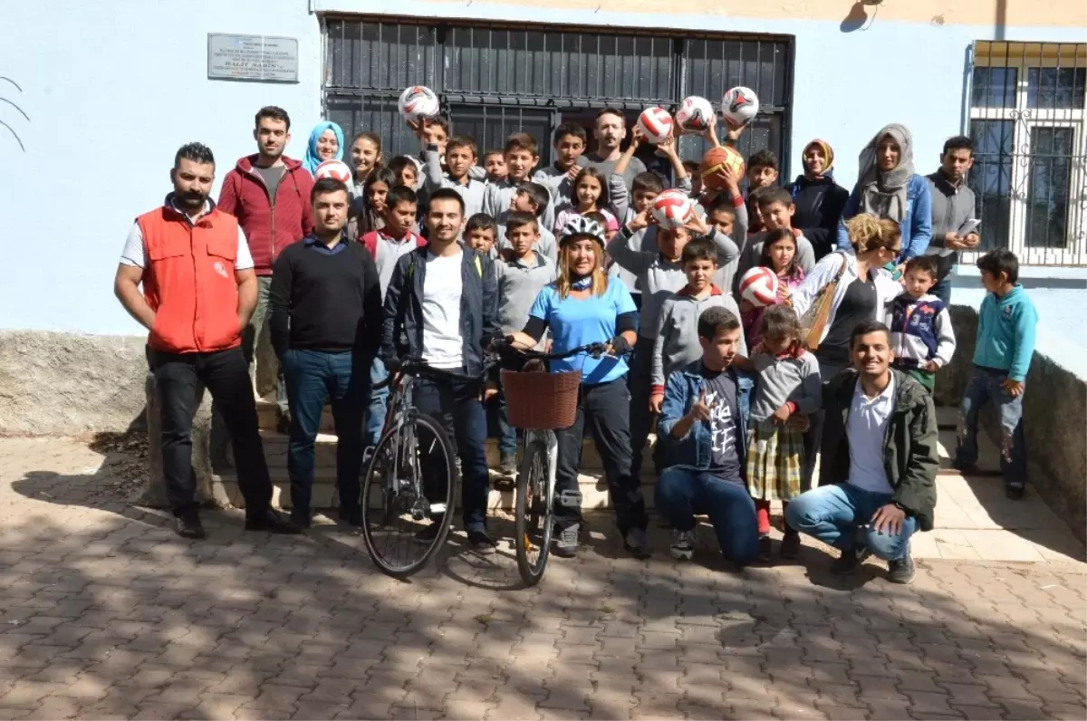 Kırıkkaleli Bisikletseverlerden Anlamlı Destek