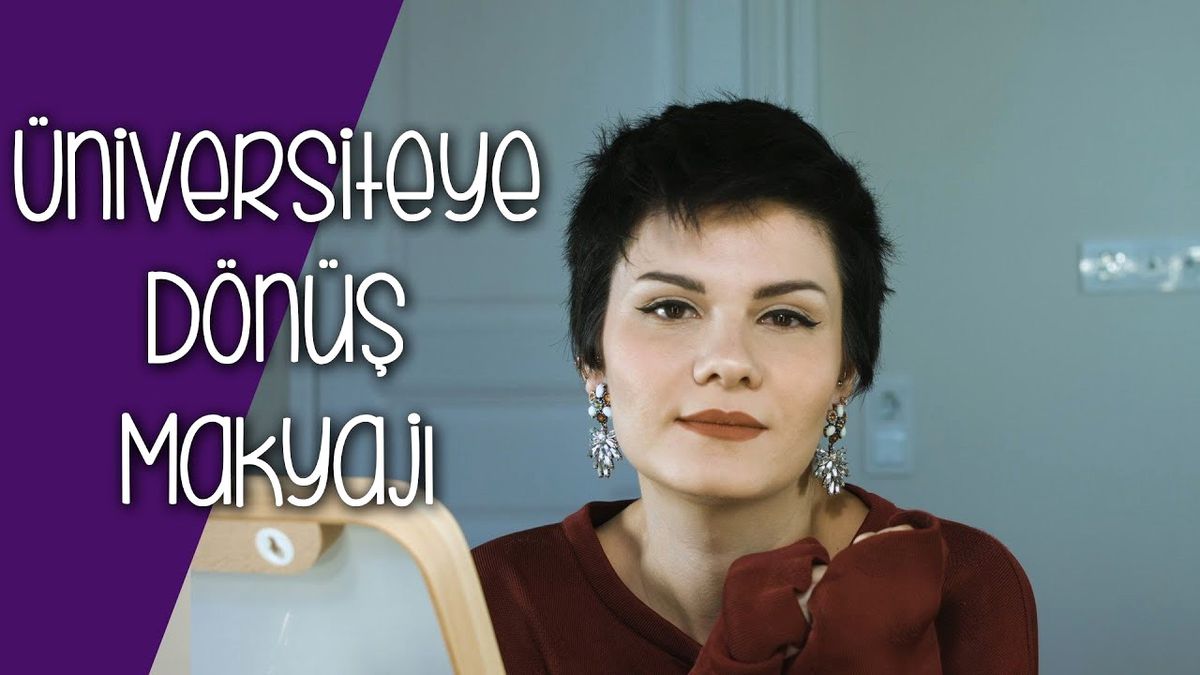 Üniversiteye Dönüş Makyajı | Eyelinerlı Okul Makyajı