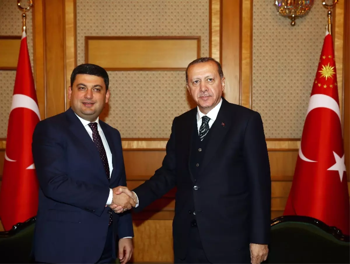 Ukrayna Başbakanı Groysman'ı Kabul Etti