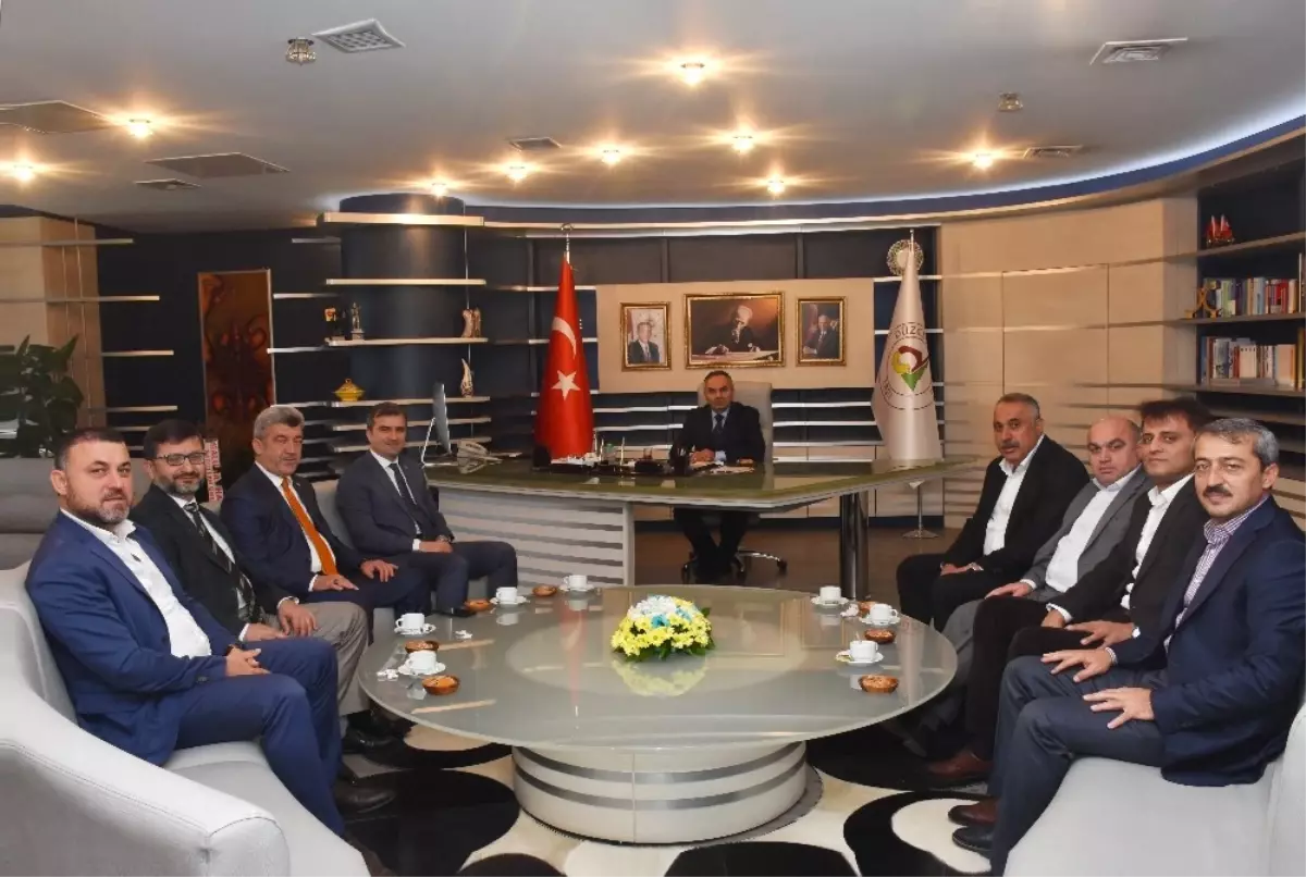 Başkanlardan Yeni Başkana Ziyaret