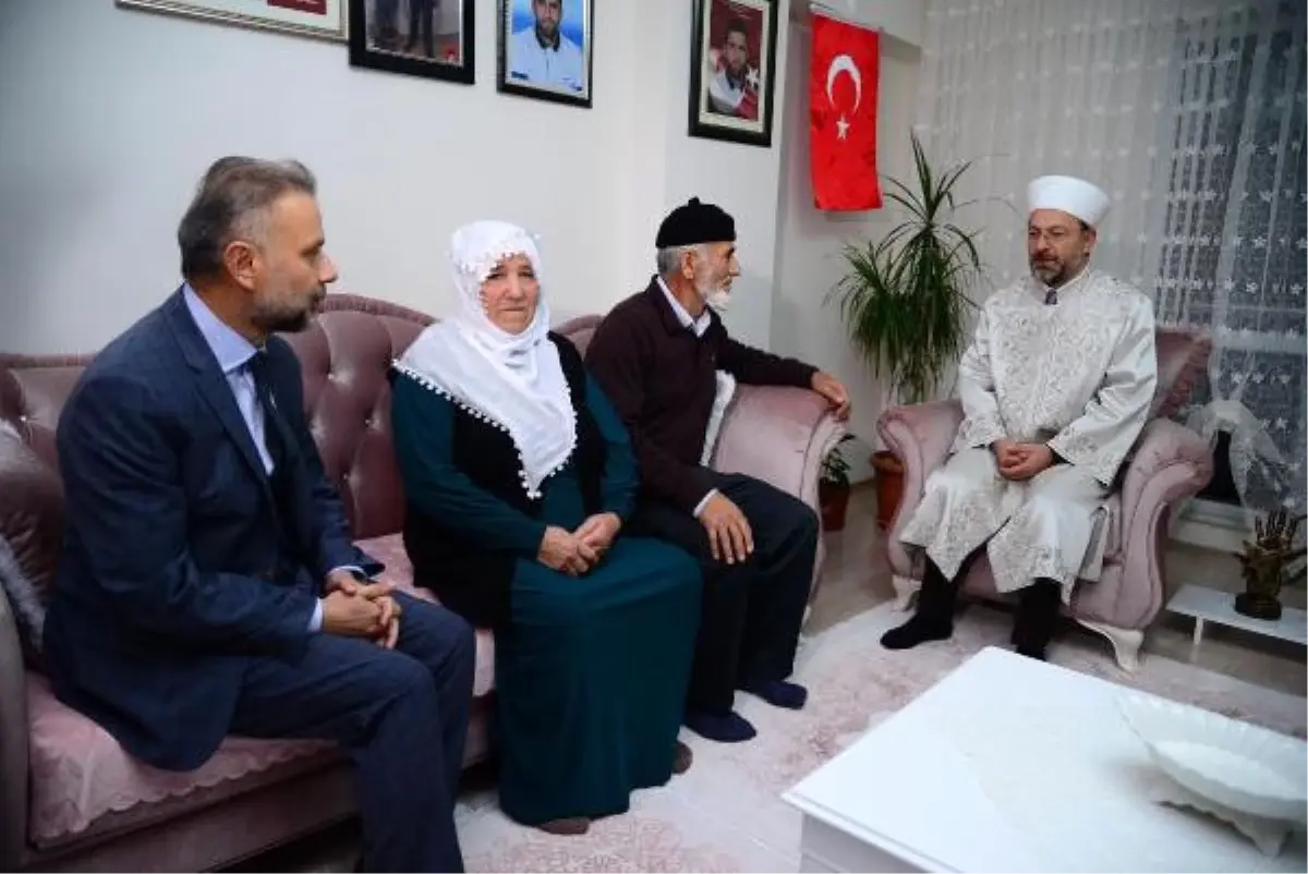 Diyanet İşleri Başkanı Erbaş Kahramankazan'da Şehit Ailelerini Ziyaret Etti