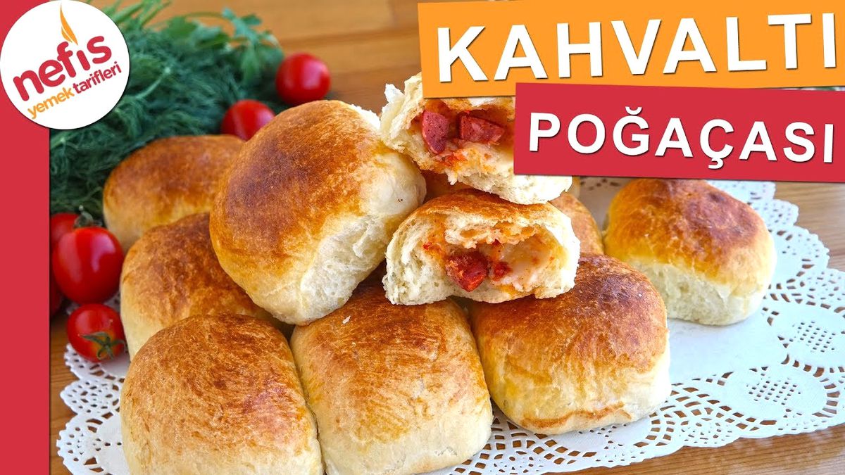 Kahvaltı İçin Yumuşacık Poğaça - Mayalı Pofuduk Poğaçalar