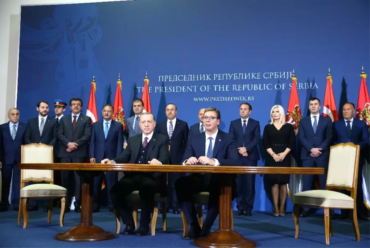 Türkiye ve Sırbistan Arasında 12 Anlaşma İmzalandı