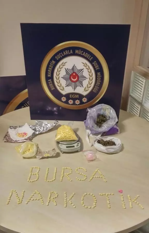 Bursa'da Bir Ayda 66 Kişi Uyuşturucudan Tutuklandı