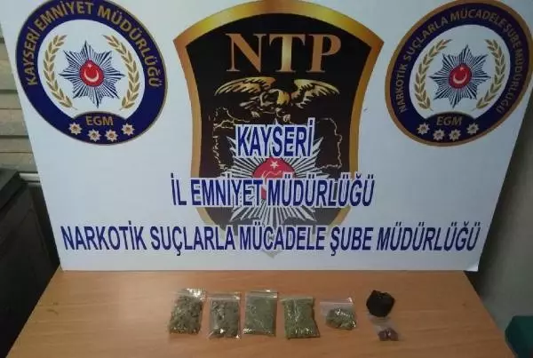 Kayseri'de Uyuşturucu Operasyonları: 4 Gözaltı