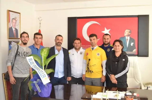 Milaslı Fenerbahçelilerden Milli Eğitim Müdürü Bal'a Ziyaret