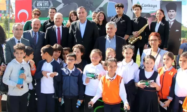 Çankaya'da 'Güneş Bahçesi Parkı' Törenle Açıldı