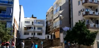 Kuşadası'nda Zemini Kayan Evlerdeki Tehlike Sürüyor